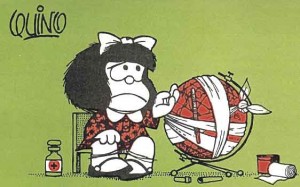 mafalda y la tierra
